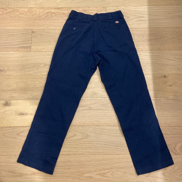 Vintage Dickies Baggy Dress Pants 874 Original Fit Blue Navy Mens Size 32 - Picture 2 of 3